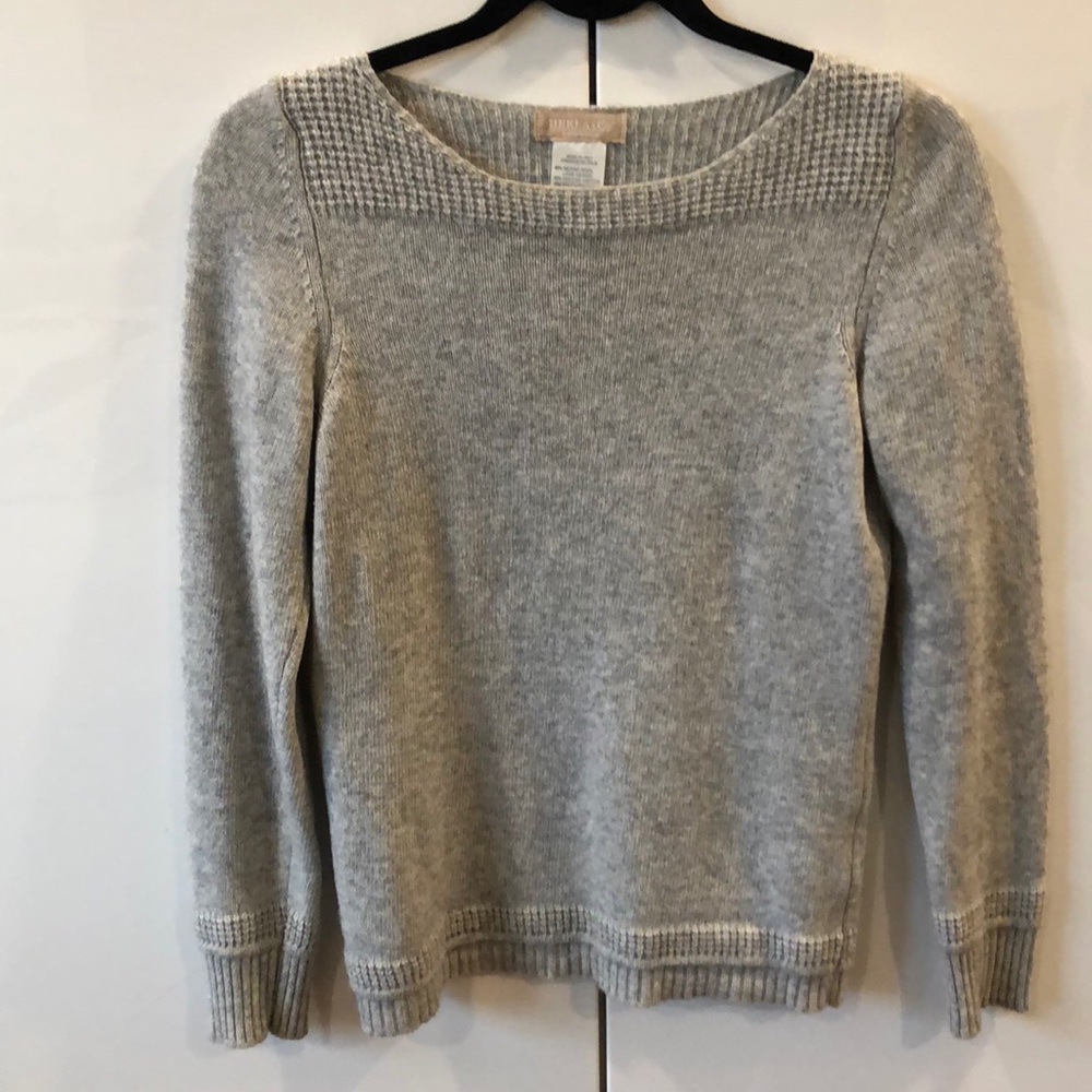 Italian wool boatneck sweater